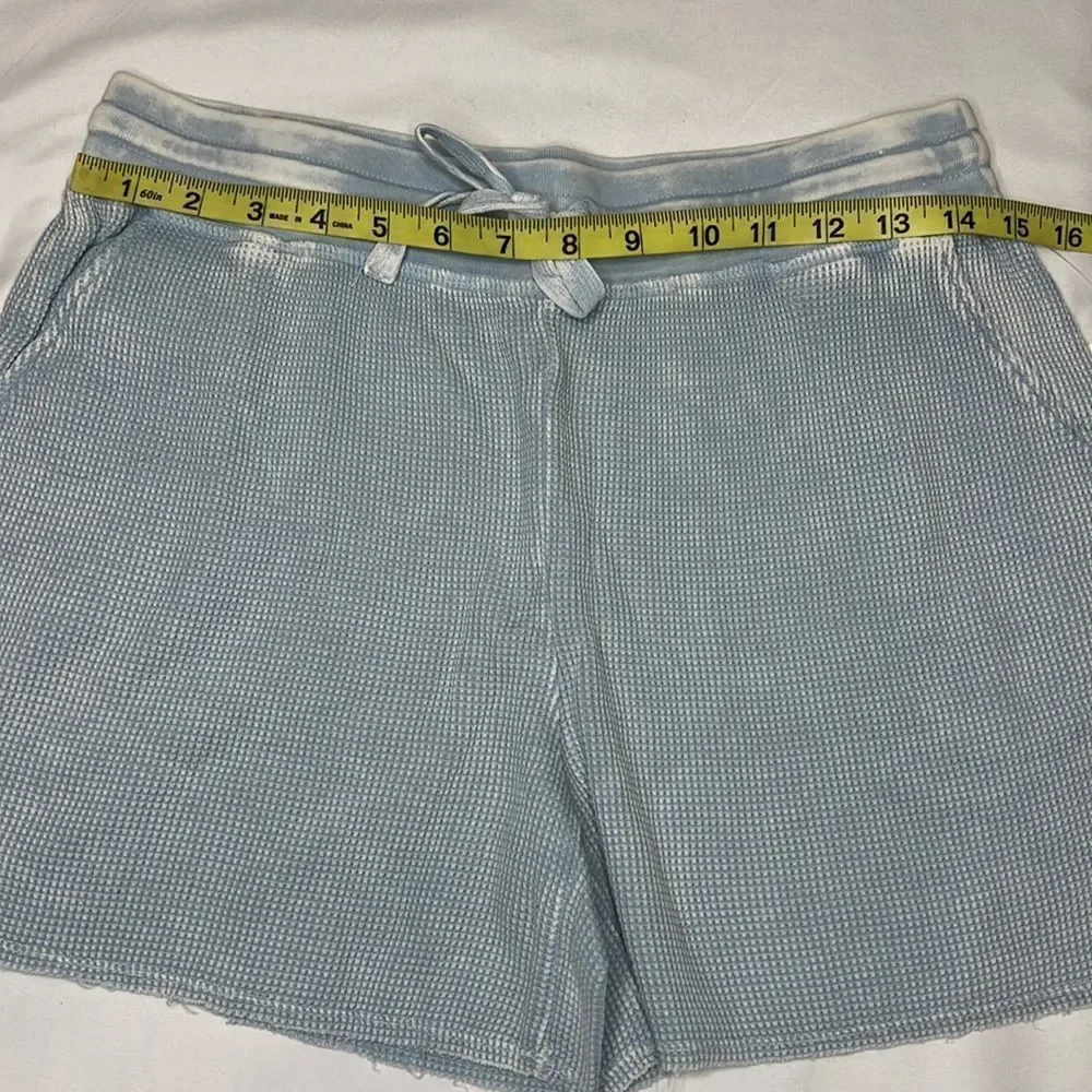 Splendid Women’s Seafoam Waffle Knit Shorts Size Small